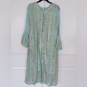 Original Rang e Haya in Ice blue. Shalwar salwar Kameez